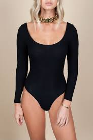 Zachary Long Sleeve Round Neck Bodysuit